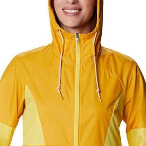Columbia Side Hill Windbreaker in Large - Bright Gold/Sun Glow